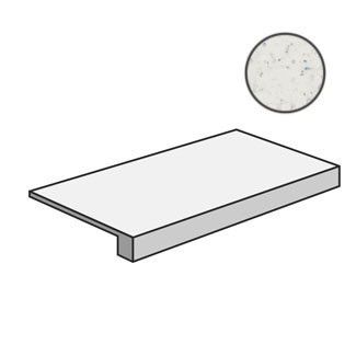 Italon Ступень Carrara Scalino Frontale Nat 60x33, под мрамор Charme extra - 620070000975