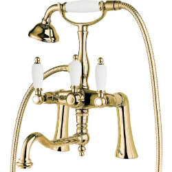 Cezares Смеситель на борт ванны FIRST Золото 24 карат - FIRST-PBV2-03/24-Bi Cezares Смеситель на борт ванны FIRST Золото 24 карат - FIRST-PBV2-03/24-Bi