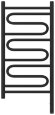 Электрический полотенцесушитель Элегия 3.0 800х400 МЭМ правый (тёмный титан муар) Сунержа арт. 15-5819-8040