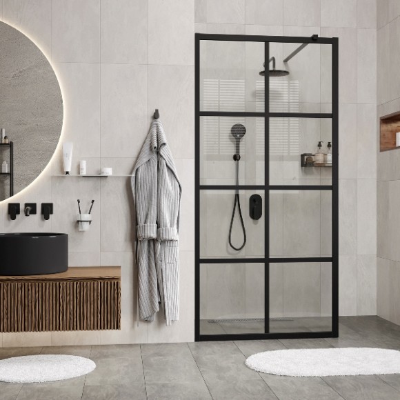 WasserKRAFT Душевая перегородка glan 66w39 200x90