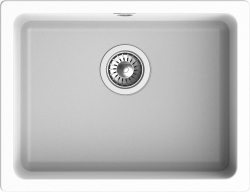 Мойка для кухни 560x430 Berkana Rivelato, белая арт. BK-50 brina Мойка для кухни 560x430 Berkana Rivelato, белая арт. BK-50 brina