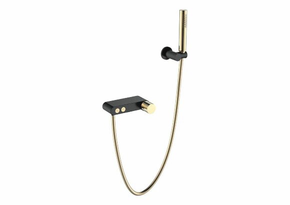 Boheme Смеситель для ванны black diamond gold Stick арт. 123-BG