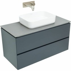 Allen Brau Тумба под раковину Infinity, антрацит матовый - 1.21003.AM
