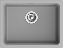 Мойка для кухни 560x430 Berkana Rivelato, серая арт. BK-50 grigio metallizzato Мойка для кухни 560x430 Berkana Rivelato, серая арт. BK-50 grigio metallizzato
