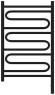 Электрический полотенцесушитель Элегия 3.0 800х500 МЭМ правый (матовый чёрный) Сунержа арт. 31-5819-8050