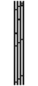 Электрический полотенцесушитель Кантата 3.0 1500х159 правый (матовый чёрный) Сунержа арт. 31-5847-1516