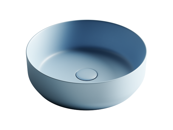 Ceramica Nova Раковина накладная круглая (голубой матовый) Element арт. CN6022ML