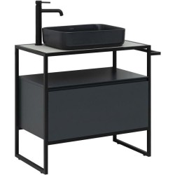 Allen Brau Тумба под раковину Priority, антрацит матовый - 1.31002.AM