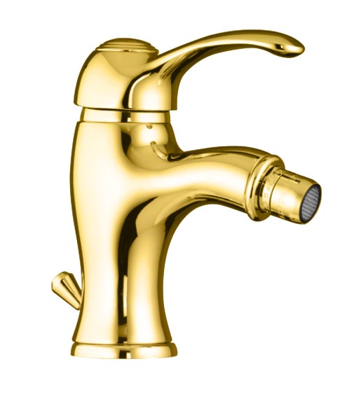 Fiore Однорычажный смеситель для биде c донным клапаном, Jafar, 47OO5321 цвет: золото Fiore Однорычажный смеситель для биде c донным клапаном, Jafar, 47OO5321 цвет: золото