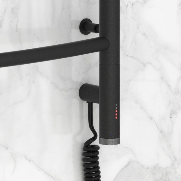 Электрический полотенцесушитель Галант 3.0 800х500 МЭМ правый (тёмный титан муар) Сунержа арт. 15-5801-8050