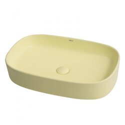 Abber Раковина накладная 610x375мм Rechteck, желтый арт. AC2209MY