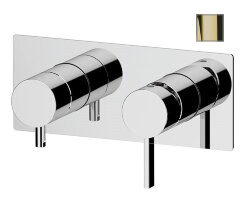 Remer Смеситель для ванны и душа Metrica MC92ZDO скрытого монтажа, золото глянцевый Remer Смеситель для ванны и душа Metrica MC92ZDO скрытого монтажа, золото глянцевый