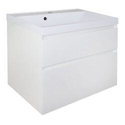 Azario Тумба 70 700х450х660 подвесная, с раковиной Slim 70, белый матовый, Velluto арт. CS00088602