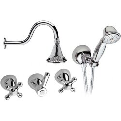 Remer Душевой комплект со смесителем для душа Liberty 03LIS02, цвет: хром
