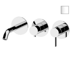 Remer Смесителей для ванны и душа Metrica MC54D2PBO скрытого монтажа, белый матовый Remer Смесителей для ванны и душа Metrica MC54D2PBO скрытого монтажа, белый матовый