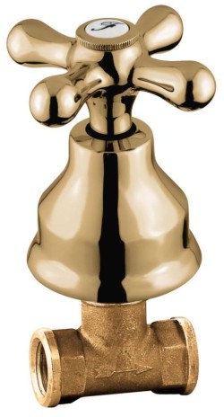 Emmevi вентиль для внутристенного монтажа, Deco Classic, бронза арт. 12009/BR Emmevi вентиль для внутристенного монтажа, Deco Classic, бронза арт. 12009/BR