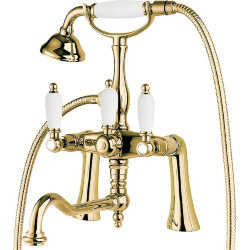 Cezares Смеситель на борт ванны FIRST Золото 24 карат - FIRST-PBV-03/24-Bi Cezares Смеситель на борт ванны FIRST Золото 24 карат - FIRST-PBV-03/24-Bi