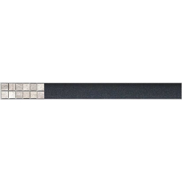 Alcaplast Решетка для душевого лотка полая под плитку Tile, черный арт. TILE-950