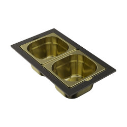 Omoikiri Контейнер DC-04-2-LG, светлое золото арт. 4999086 Omoikiri Контейнер DC-04-2-LG, светлое золото арт. 4999086