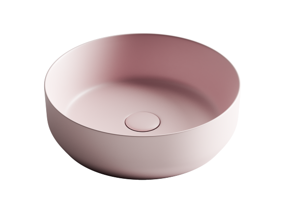 Ceramica Nova Раковина накладная круглая (розовый матовый) Element арт. CN6022MP