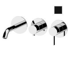 Remer Смесителей для ванны и душа Metrica MC54D2PNO скрытого монтажа, черный матовый Remer Смесителей для ванны и душа Metrica MC54D2PNO скрытого монтажа, черный матовый