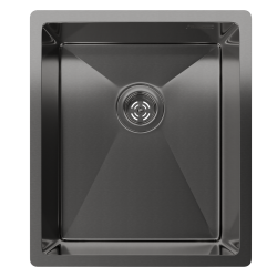 Мойка для кухни 380x440x200 Rinox Rivelato, черная арт. 3844 UN PVD black Мойка для кухни 380x440x200 Rinox Rivelato, черная арт. 3844 UN PVD black