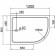 Cezares Акриловый поддон для душа Tray A Белый - TRAY-A-RH-120/90-550-15-W-R