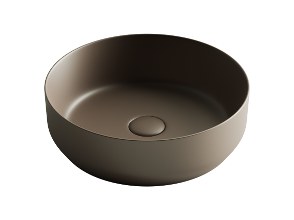 Ceramica Nova Раковина накладная круглая (темно-коричневый матовый) Element арт. CN6022MDB