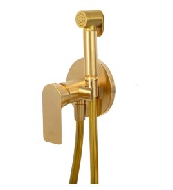 Remer Гигиенический душ со смесителем Infinity I65WBG, цвет: золото