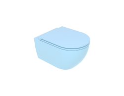 GSG Подвесной унитаз Like LKWCSO022 цвет: небесно голубое