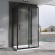 Abber Душевой уголок 1400x700мм Schwarzer Diamant, черный арт. AG30140B-S70B-S70B