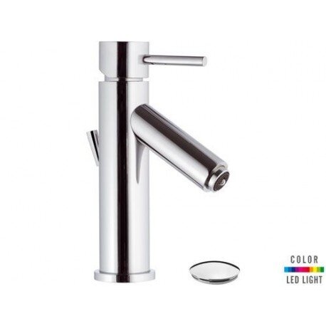 Remer Смеситель для раковины с LED-подсветкой Minimal NR102 хром Remer Смеситель для раковины с LED-подсветкой Minimal NR102 хром