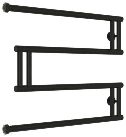 Водяной полотенцесушитель High-Tech+ model "M" 500х650 (матовый чёрный) Сунержа арт. 31-4050-5065 Водяной полотенцесушитель High-Tech+ model "M" 500х650 (матовый чёрный) Сунержа арт. 31-4050-5065