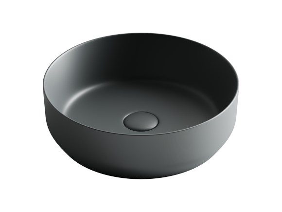 Ceramica Nova Раковина накладная круглая (темный антрацит матовый) Element арт. CN6022MDH