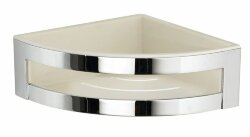 Gedy Решётка угловая 1-уровневая c ABS вкладышем (19,1х19,1хh7,3), хром арт. A780(23) Gedy Решётка угловая 1-уровневая c ABS вкладышем (19,1х19,1хh7,3), хром арт. A780(23)