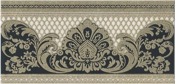 Бордюр Даниэли 30x14.5см, черный обрезной Kerama Marazzi арт. HGD\B103\11109R