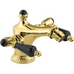 Emmevi смеситель для биде, черные кристаллы swarovski, The One, золото арт. 98004LCSWNE/OR Emmevi смеситель для биде, черные кристаллы swarovski, The One, золото арт. 98004LCSWNE/OR