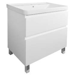 Azario Тумба 70Н 700х480х850 напольная, с раковиной Monte 70, белая, Мила арт. CS00085831