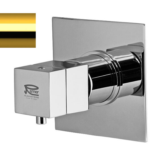 Remer Смеситель для душа, цвет: золото Qubika Thermo QT30DO