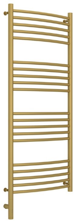 Электрический полотенцесушитель Богема 3.0 выгнутая 1200х500 МЭМ левый (матовое золото) Сунержа арт. 032-5802-1250