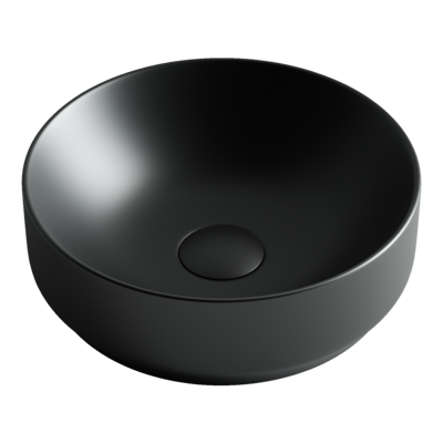 Ceramica Nova Раковина накладная круглая (чёрный матовый) Element арт. CN6007