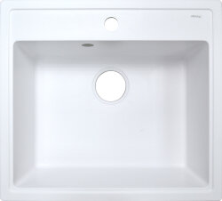 Azario Кухонная мойка Litos 570x505x200 искусственный мрамор, белая Litos арт. CS00078321