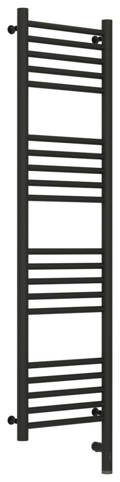 Электрический полотенцесушитель Богема 3.0 прямая 1200х300 МЭМ правый (тёмный титан муар) Сунержа арт. 15-5805-1230