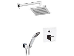 Remer Душевой комплект Qubika Thermo QT09S02, цвет хром