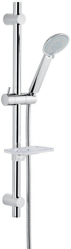 Emmevi душевой комплект: штангалейка, шланг, мыльница, хром арт. C02577CR Emmevi душевой комплект: штангалейка, шланг, мыльница, хром арт. C02577CR