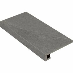 Italon Ступень Carbon Scalino Ang. Sinistro Pat. 33x60, под бетон, цемент, камень Contempora - 620070000649