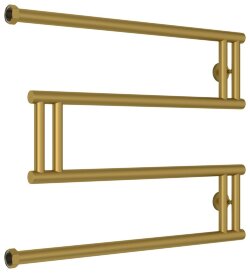 Водяной полотенцесушитель High-Tech+ model "M" 500х650 (матовое золото) Сунержа арт. 032-4050-5065 Водяной полотенцесушитель High-Tech+ model "M" 500х650 (матовое золото) Сунержа арт. 032-4050-5065