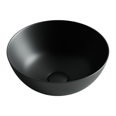 Ceramica Nova Раковина накладная круглая (чёрный матовый) Element арт. CN6004