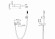Boheme Смеситель для ванны white touch chrome Stick арт. 123-WCR.2