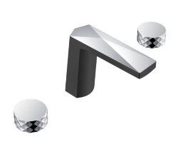 Boheme Смеситель для раковины черный матовый хром Venturo арт. 150-BCR-DIAMOND Boheme Смеситель для раковины черный матовый хром Venturo арт. 150-BCR-DIAMOND